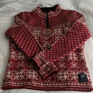 DALE heritage knitted wool sweater